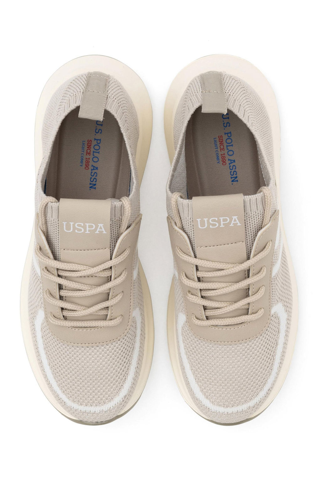 U. S. Polo Assn / Женская бежевая обувь - U.s. polo assn фото 6