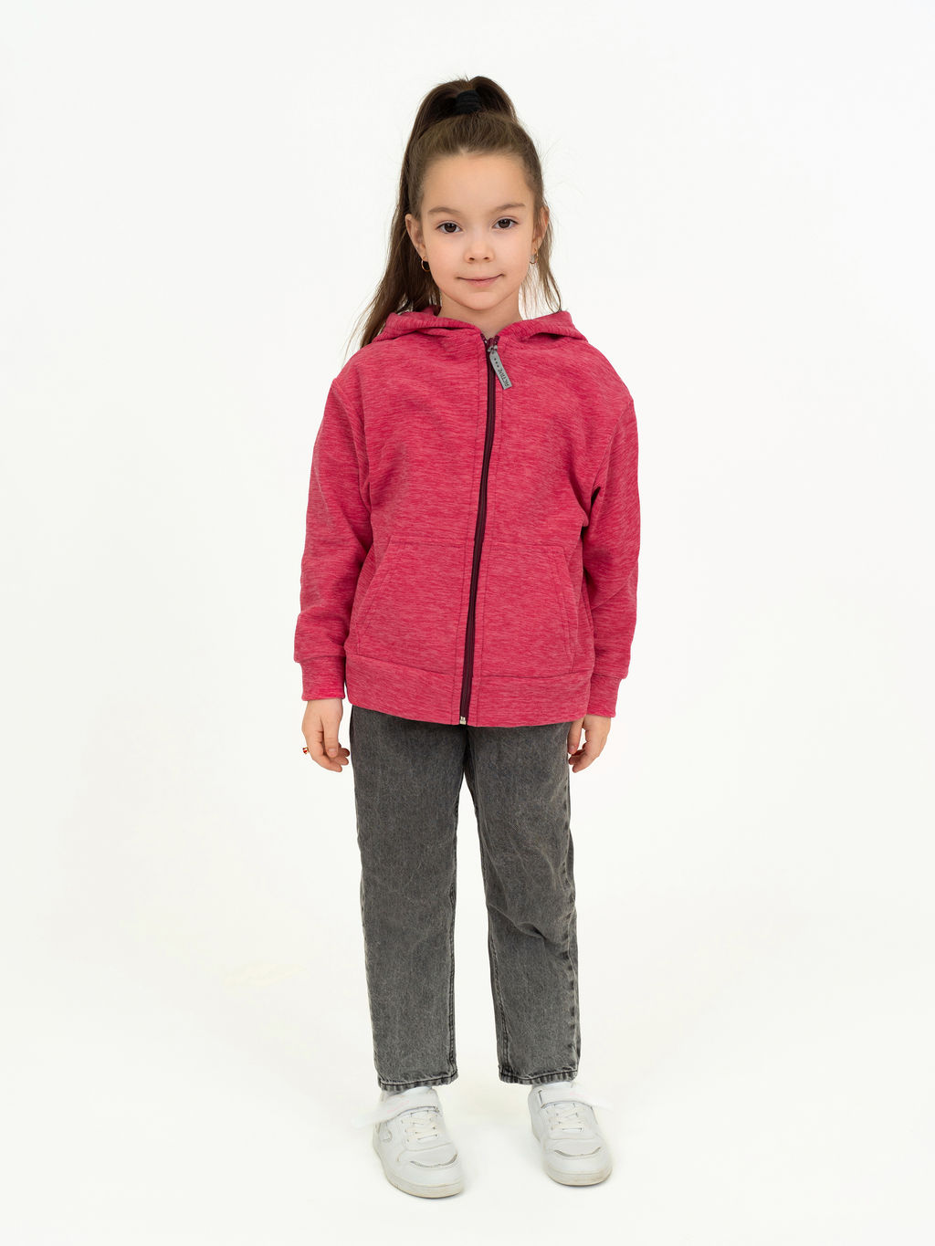 Кофта детская флисовая на замке 601кт (134)