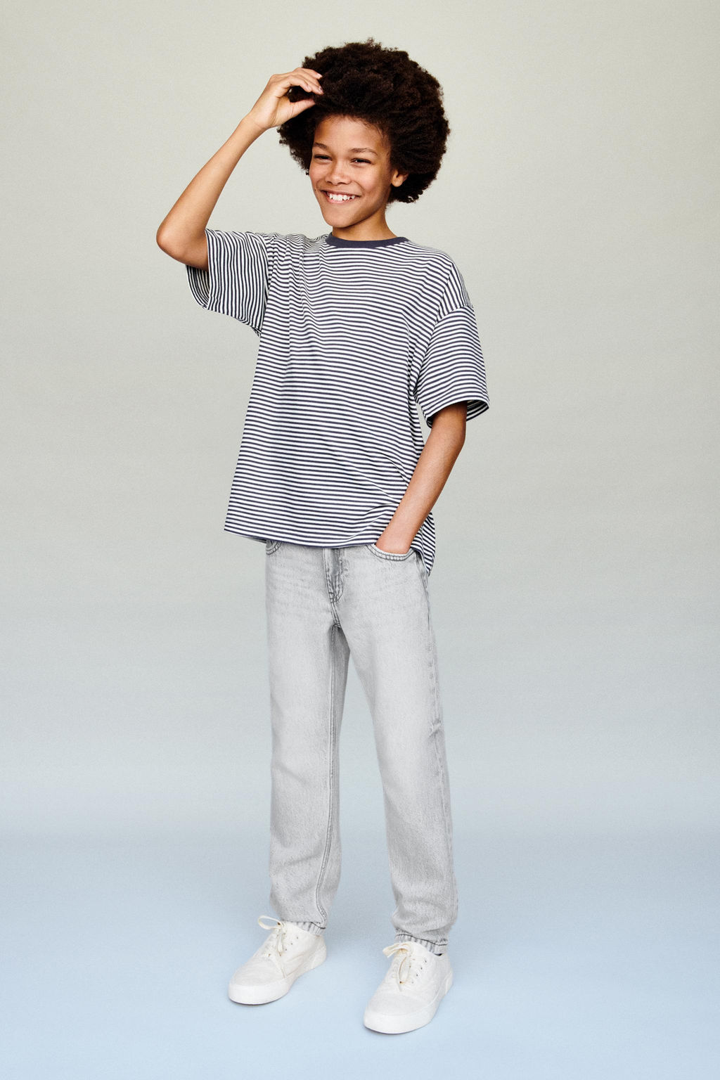 JEANS SLIM FIT / Gris - Zara фото 5