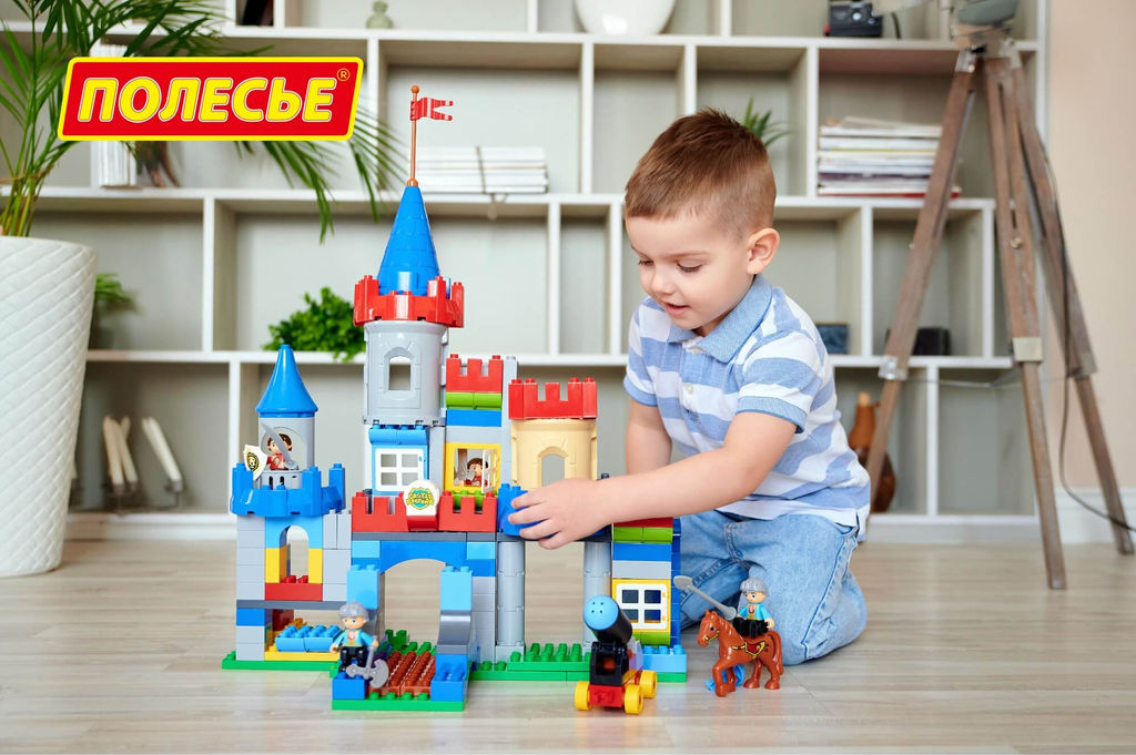 Конструктор Макси - Замок (169 элементов) (в коробке) - Полесье фото 7