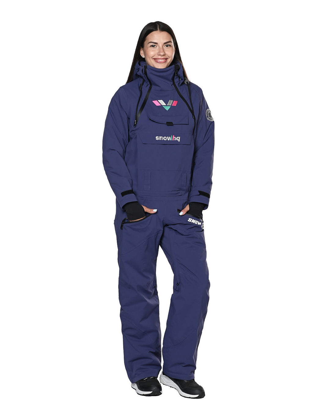 Комбинезон BB-0209 Черный - Snow headquarter фото 12