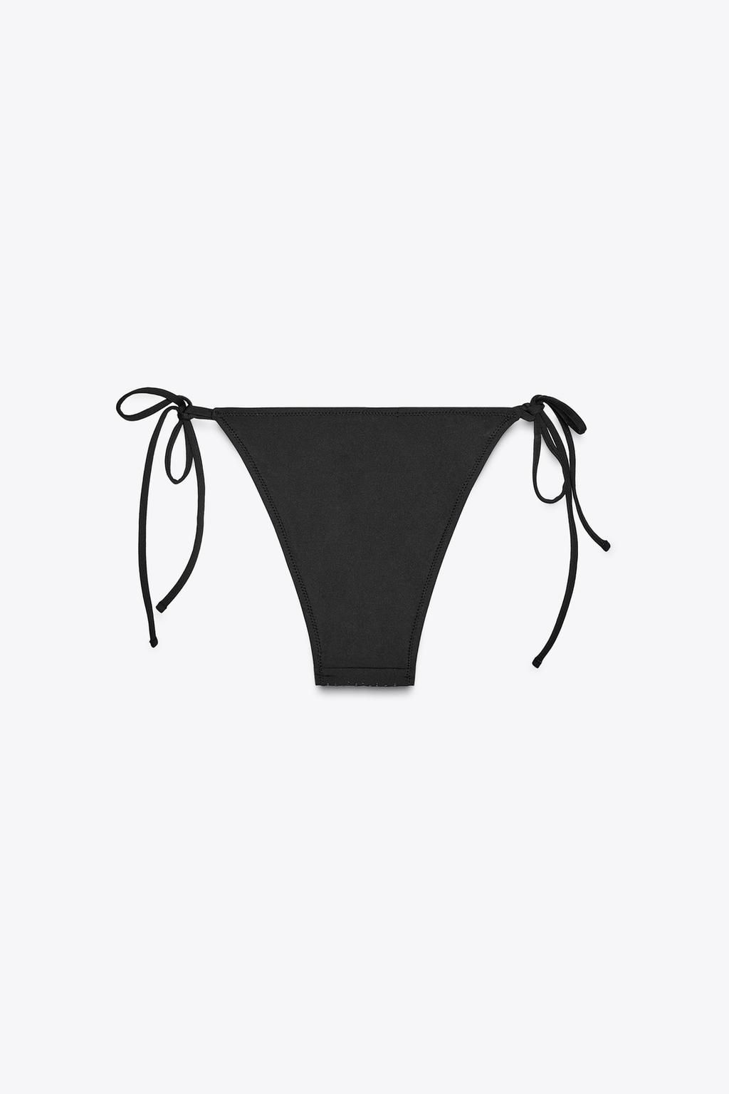 RHINESTONE BIKINI BOTTOMS - Zara фото 13