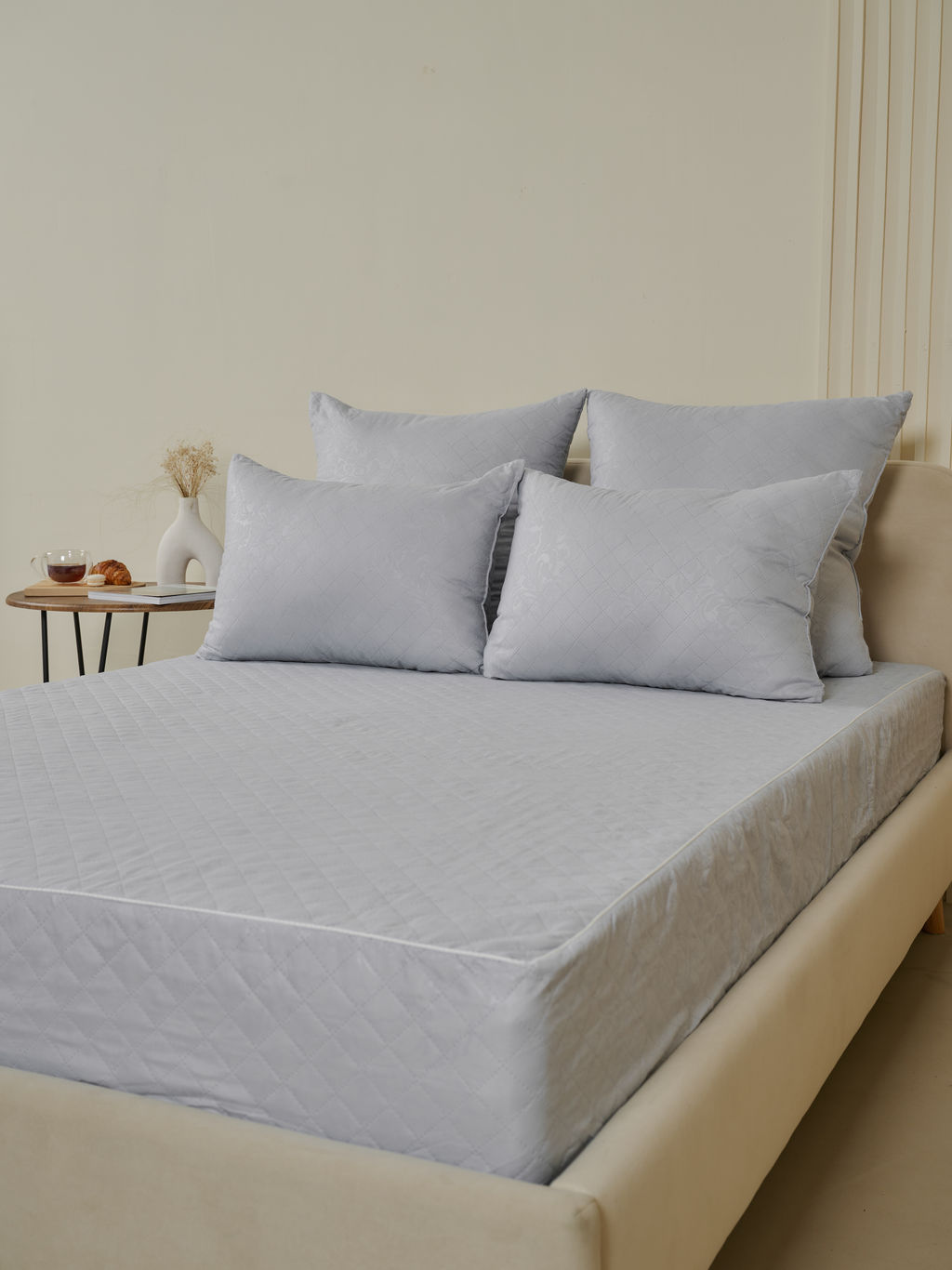 Комплект подушек для сна - Светлый серый 70х70