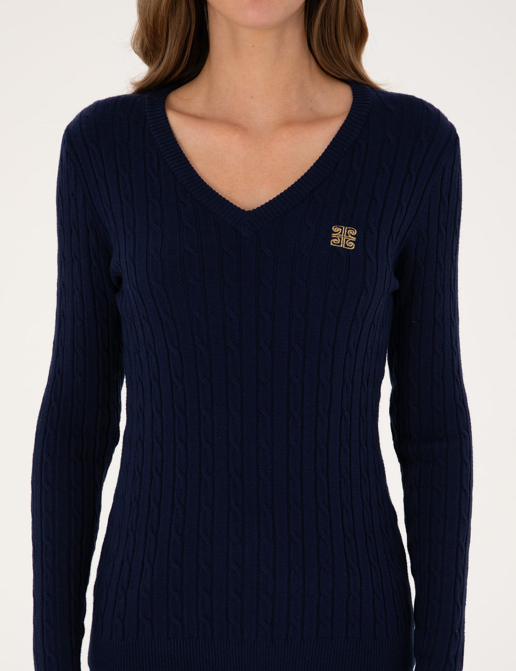 Lacivert Ex. Slim Fit Basic Kazak - Pierre cardin фото 6