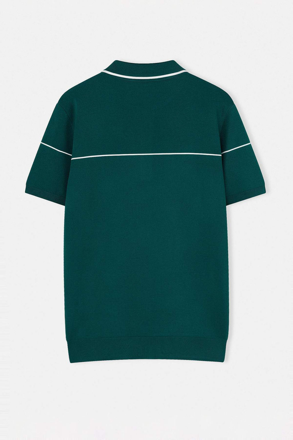 Yesil Regular/Normal Kesim Biye Detayl? Dugmeli Polo Yaka Triko T-Shirt TMNSS26TS00019 - Trendyolmilla фото 3