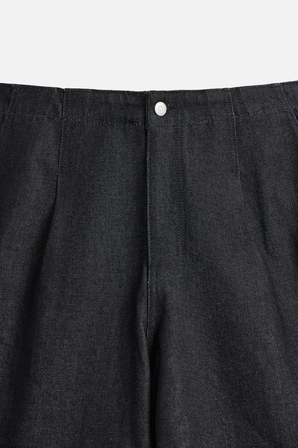 PLEATED WIDE-LEG JORTS - Zara фото 7