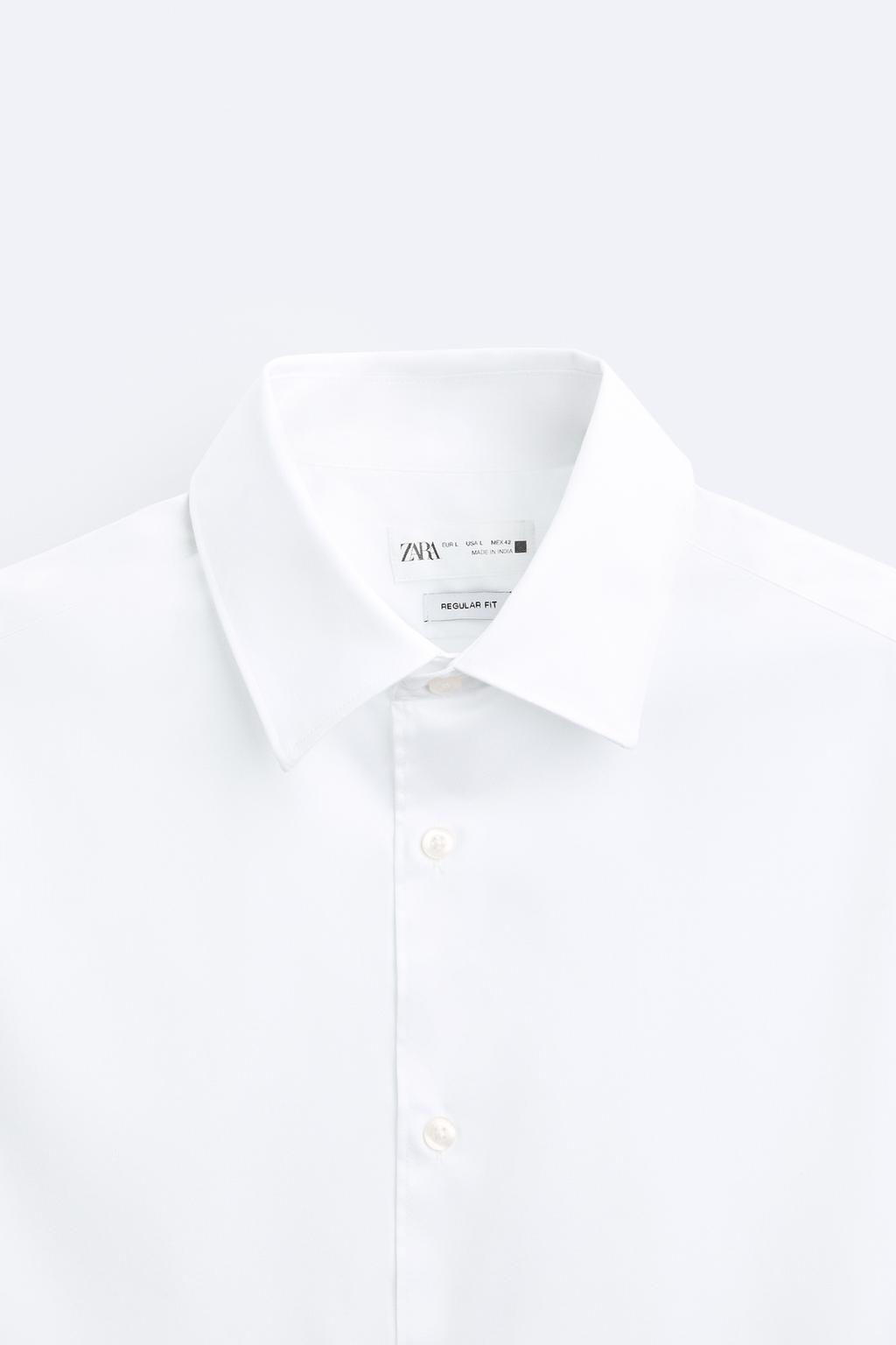TEXTURED TWILL SHIRT - Zara фото 20
