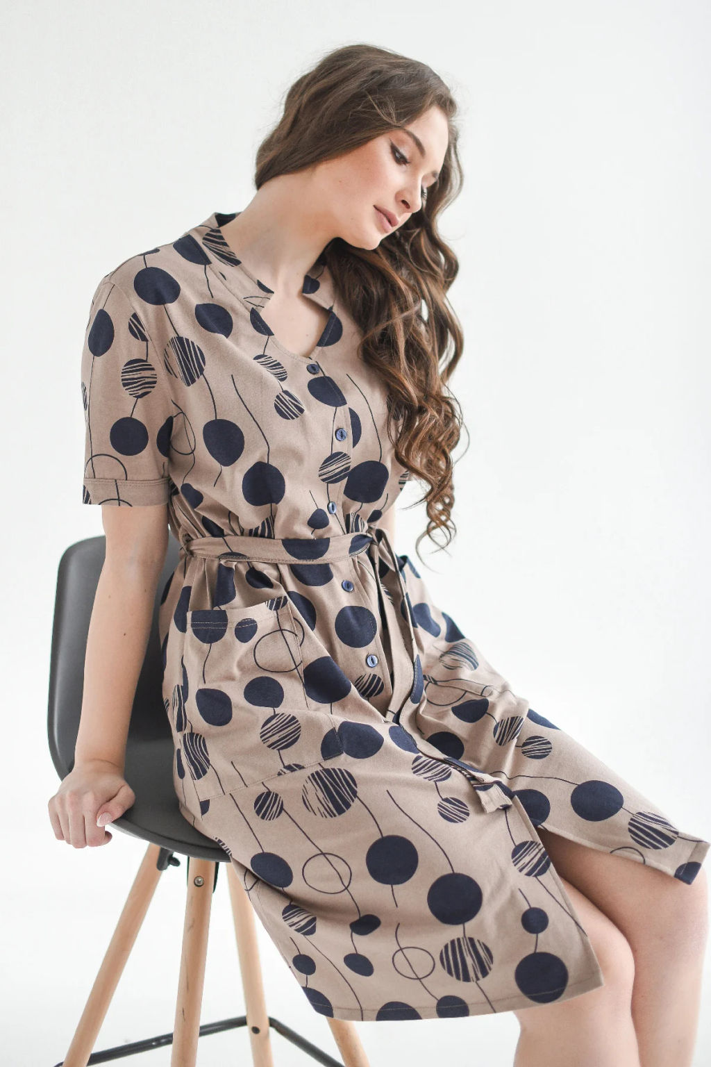 Халат Хлопок 100% Брауни - Оптима фото 10