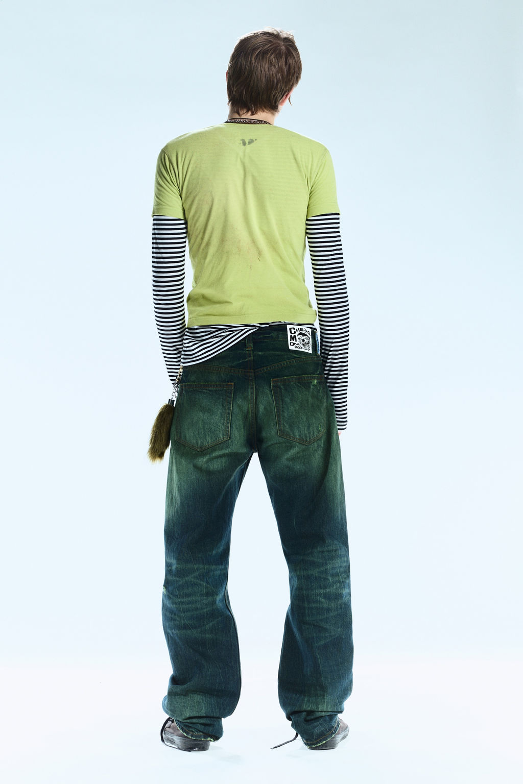 Vaqueros Anti unisex de corte regular y tiro bajo - H&m фото 5