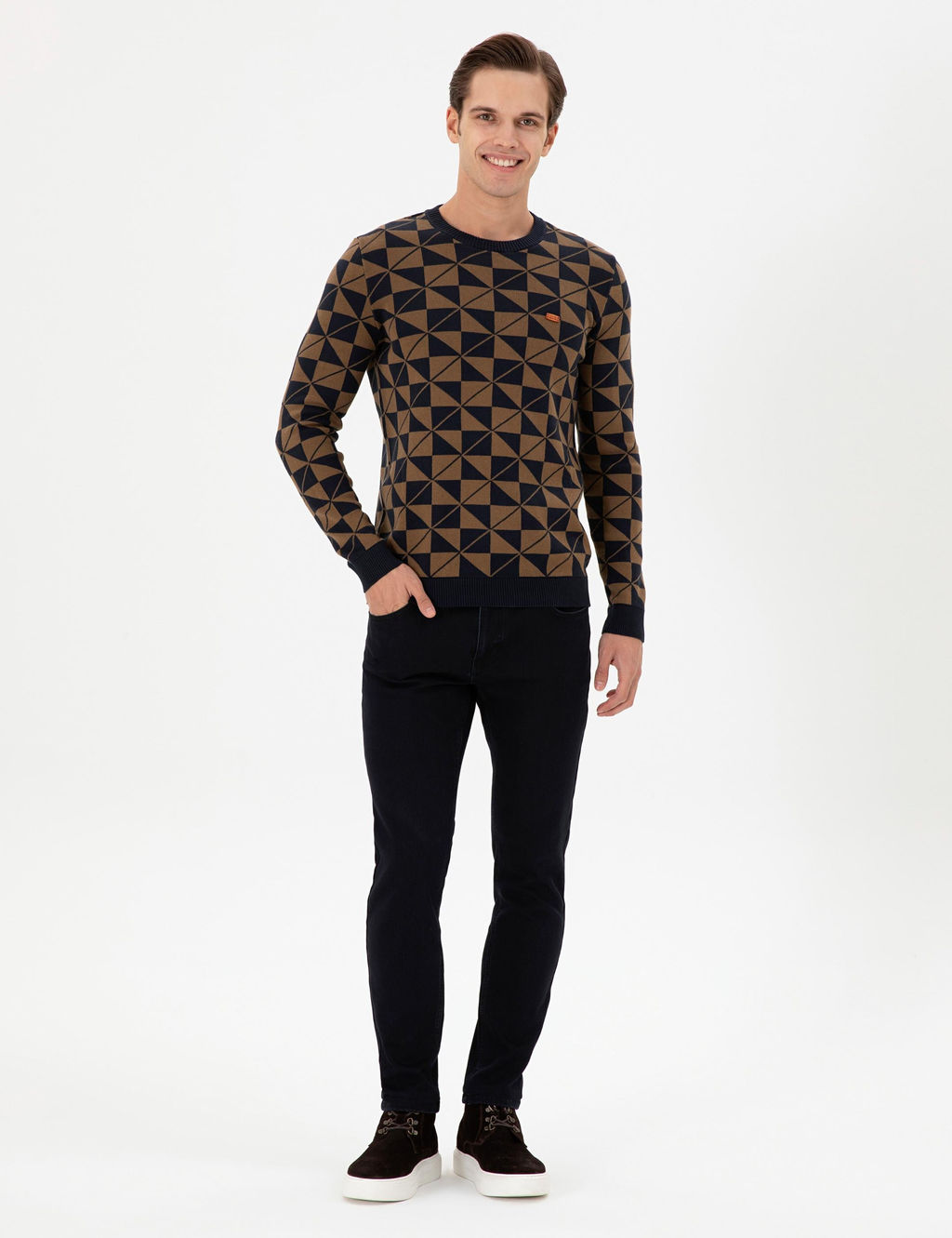 Мужские черные джинсовые брюки - U.s. polo assn фото 7