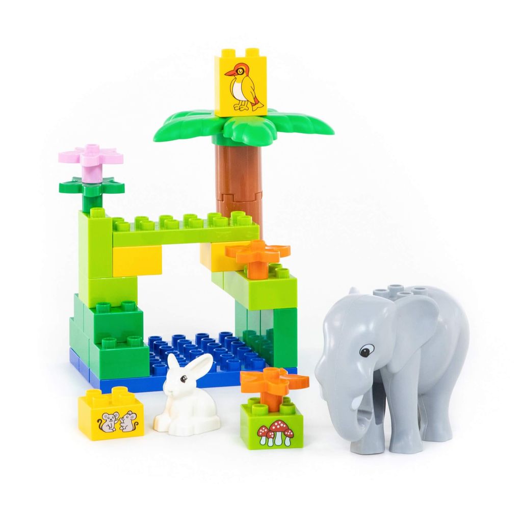 Конструктор Макси - Зоопарк (98 элементов) (в коробке) - Полесье фото 5