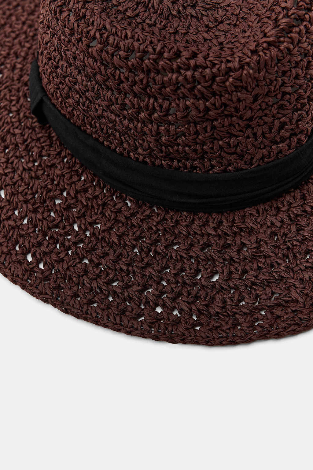 SOMBRERO CINTA CONTRASTE / Marr?n - Zara фото 4