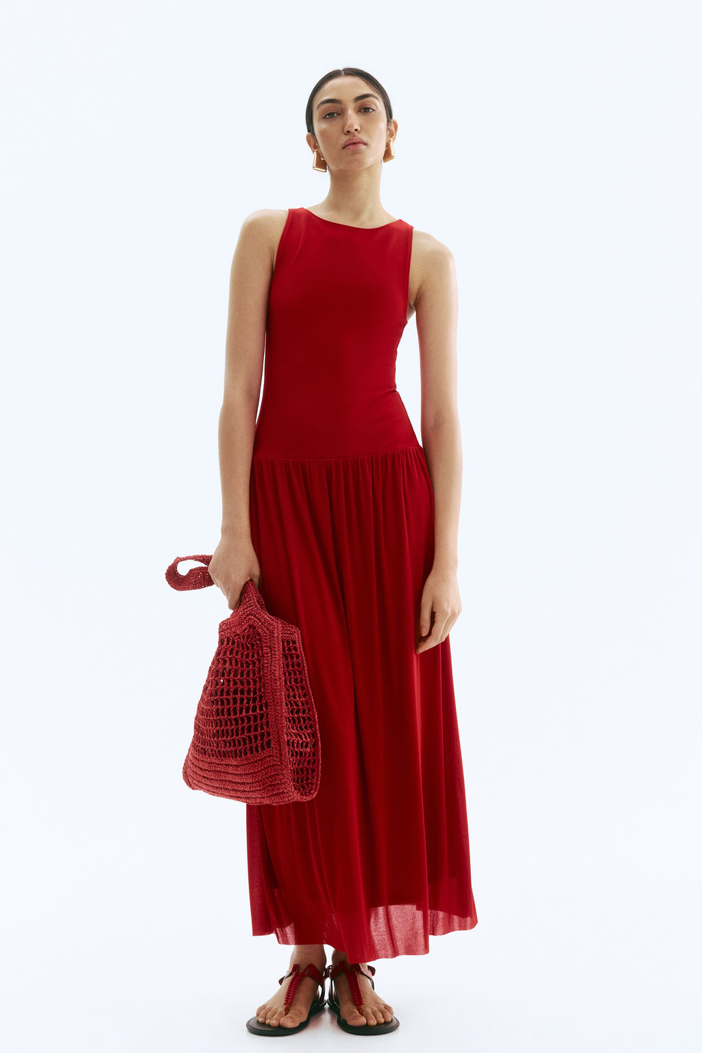 Maxivestido de punto - H&m фото 2