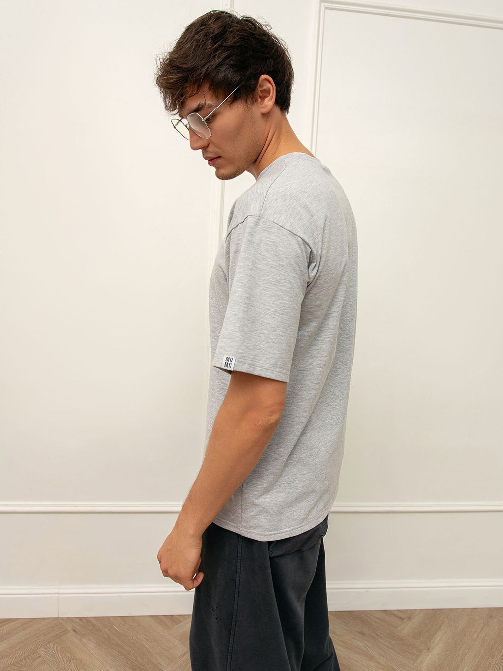 Футболка мужская MDMC Серый меланж М-25ФМ MODAMICA