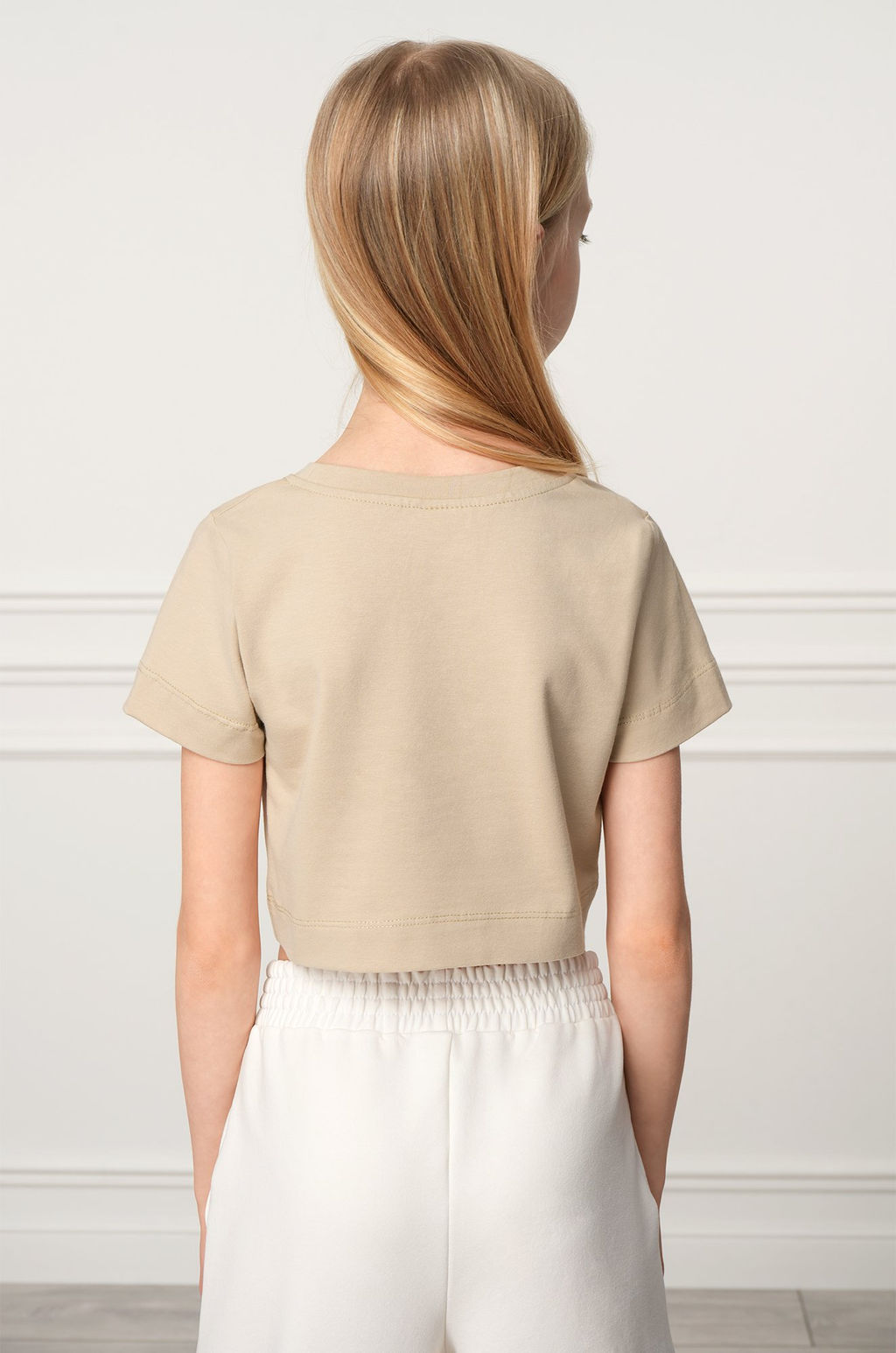 Укороченная футболка для девочки Happyfox