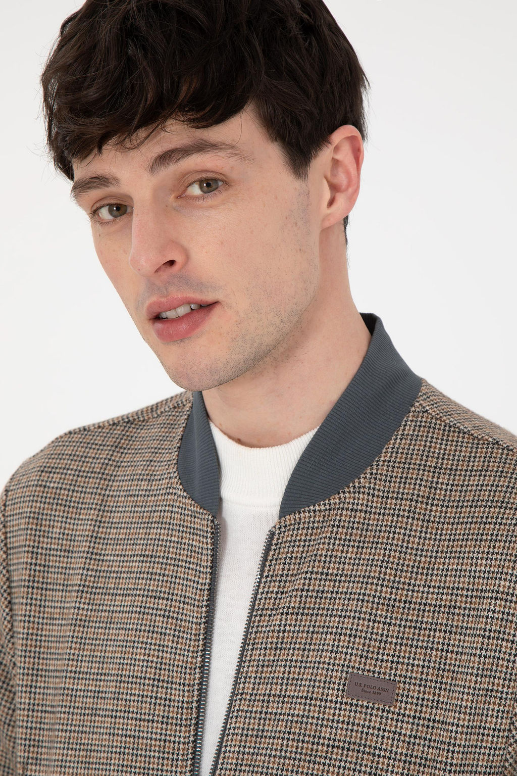 Мужской вязаный кардиган антрацитового цвета Неожиданная скидка в корзине - U.s. polo assn фото 2