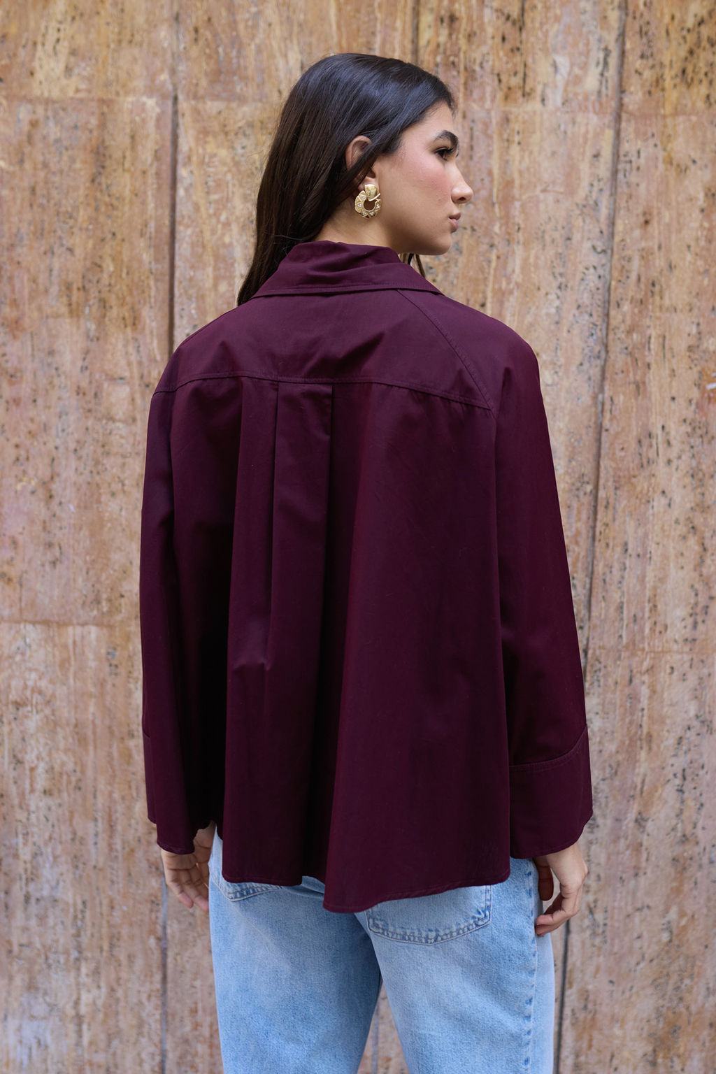 Murdum Kapama Detayl? %100 Pamuk Dokuma Gomlek TWOSS26GO00022 - Trendyolmilla фото 8