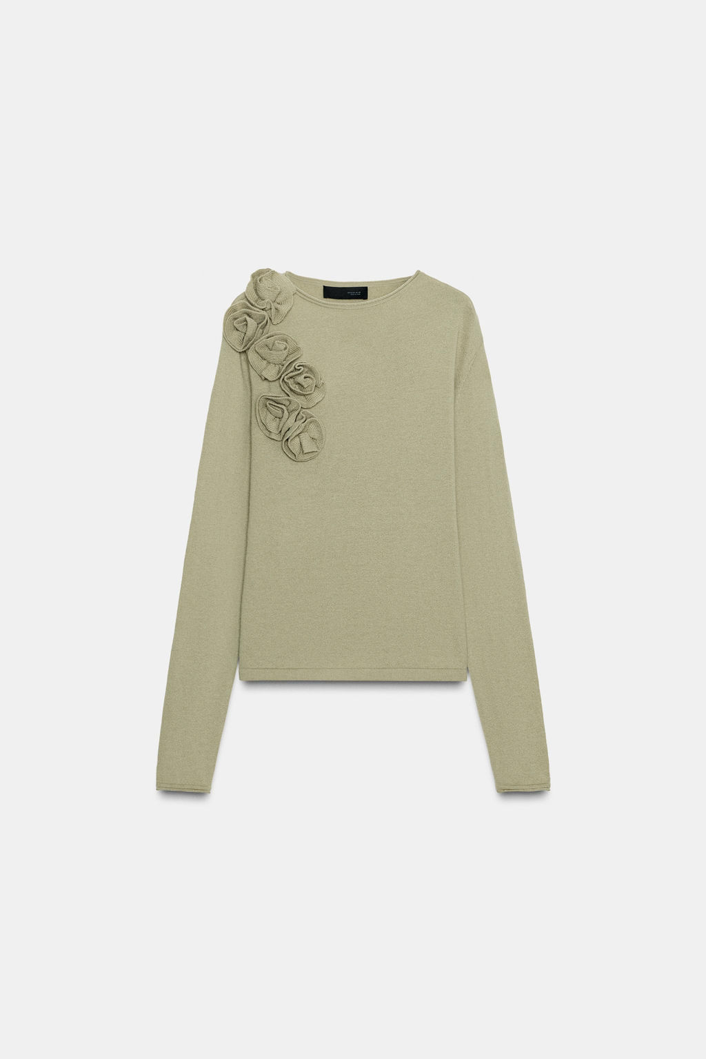 FLORAL WOOL SWEATER - Zara фото 5