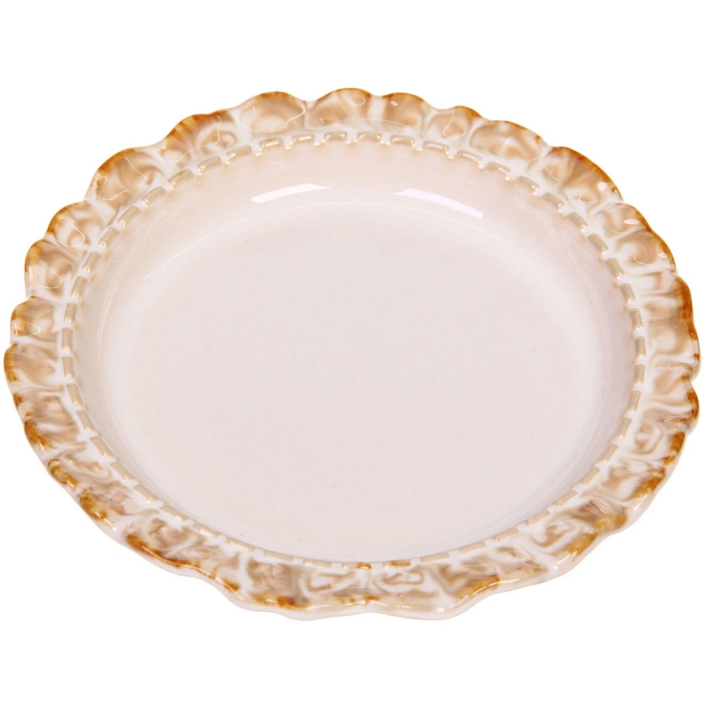 Чайная пара "Верона" (кружка 230мл, блюдце) бежевая