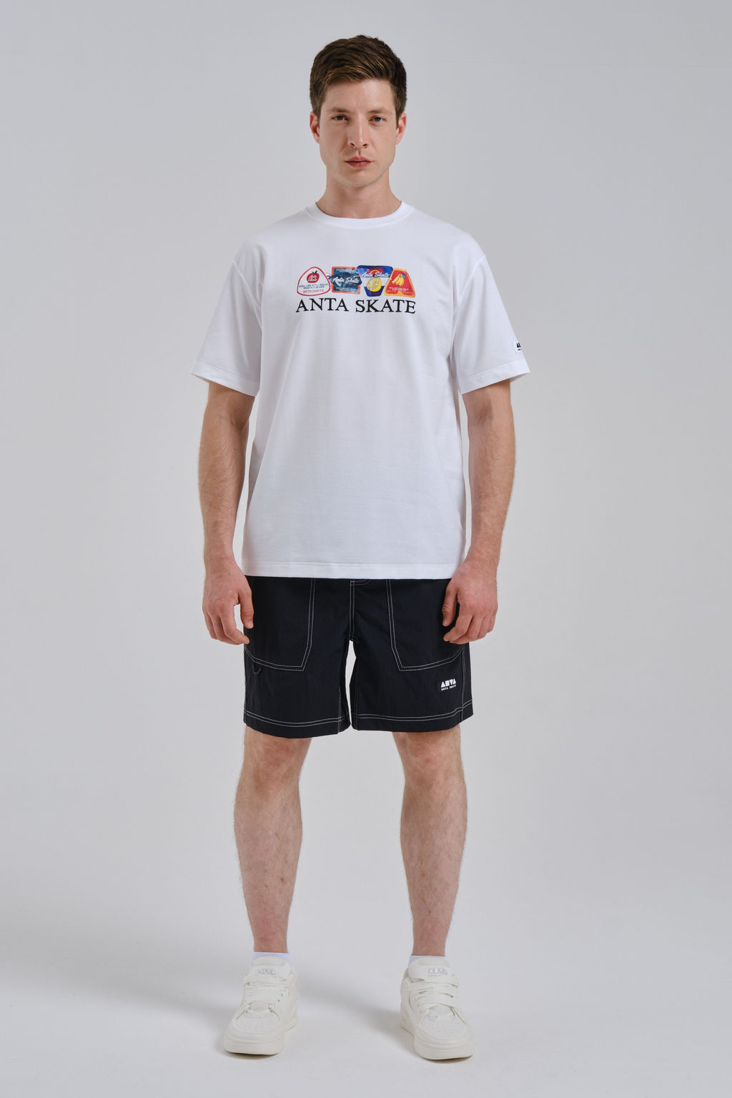 Шорты текстильные Черный - Anta фото 2