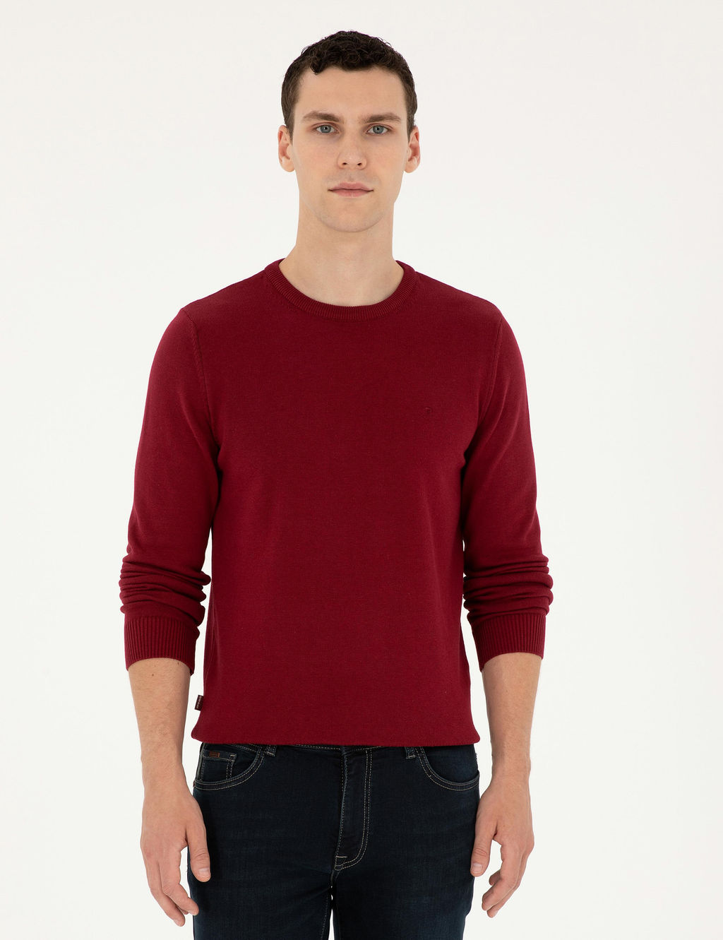 Vi_ne Slim Fit Bisiklet Yaka Basic Triko Kazak