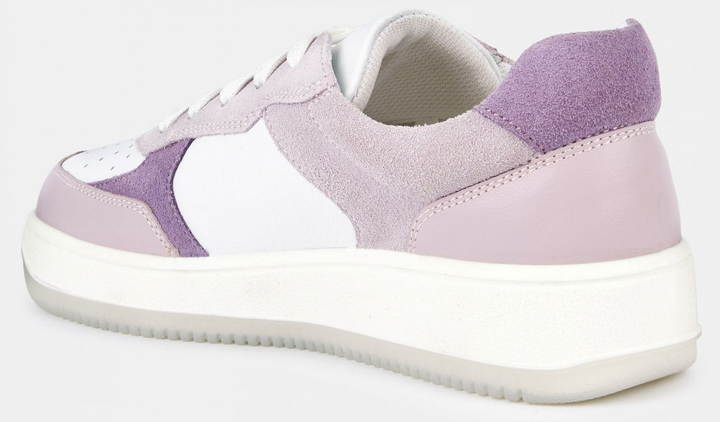 Кеды детские Ralf Ringer JAM-D белые кожа и спилок  фото 3