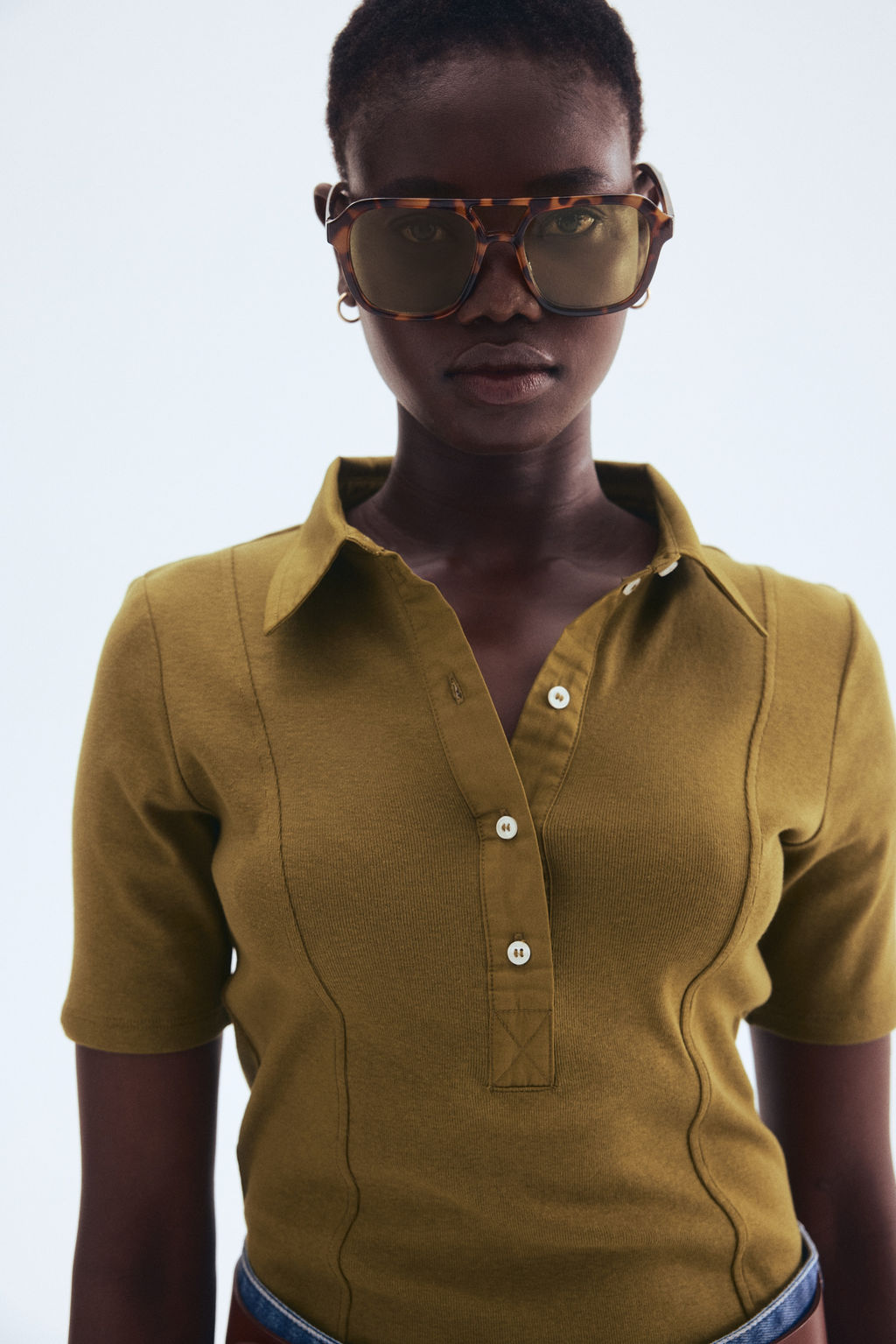 Top con cuello camisero - H&m фото 3