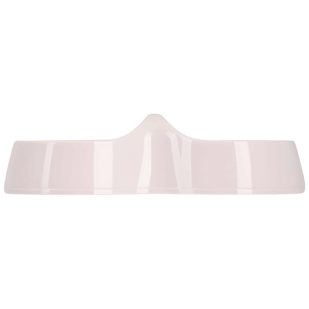 Миска для кормления животных пластмассовая 23х12,5х6,1см, двойная по 0,2л, бежевый (Россия) - Pet toys фото 3