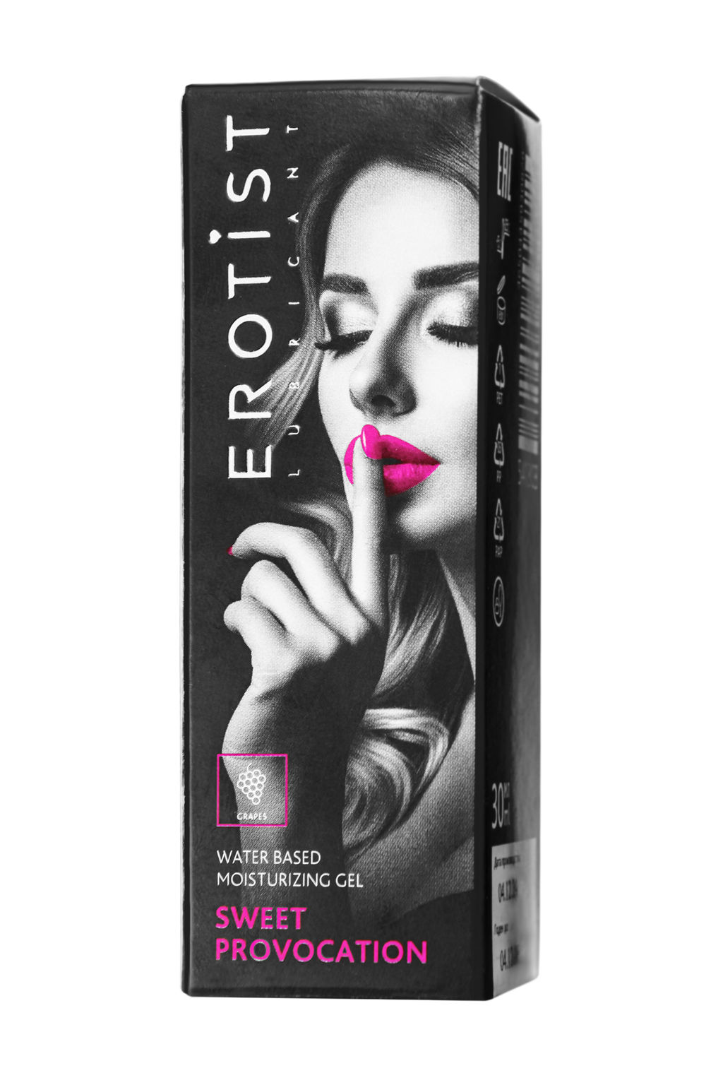 Съедобный гель Erotist SWEET PROVOCATION: GRAPES (Сладкая провокация со вкусом винограда), 30 мл