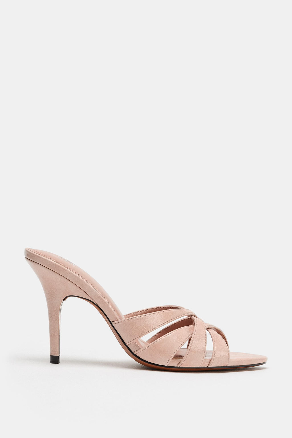 SANDALIA TAC?N CRUZADA / Beige