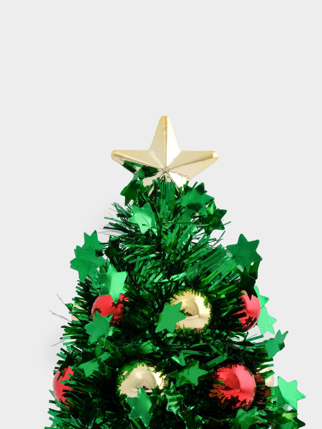 Ель искусственная, 21 см, с шарами, в горшке, мишура/пластик, зеленая, New year - Anna lafarg фото 3
