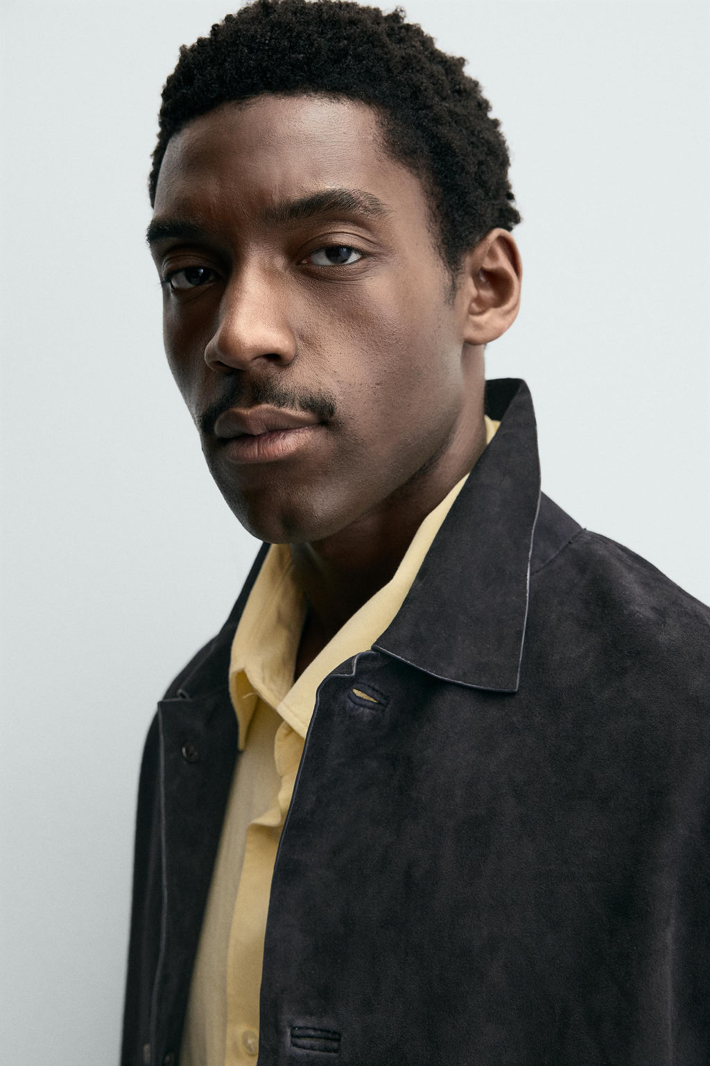 SUEDE LEATHER OVERSHIRT - Zara фото 13