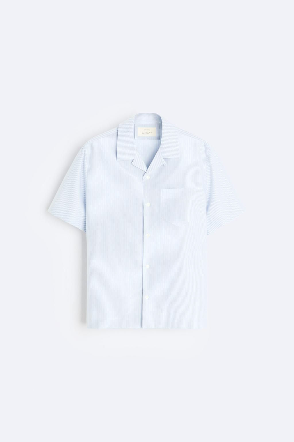 STRIPED OXFORD SHIRT - Zara фото 7