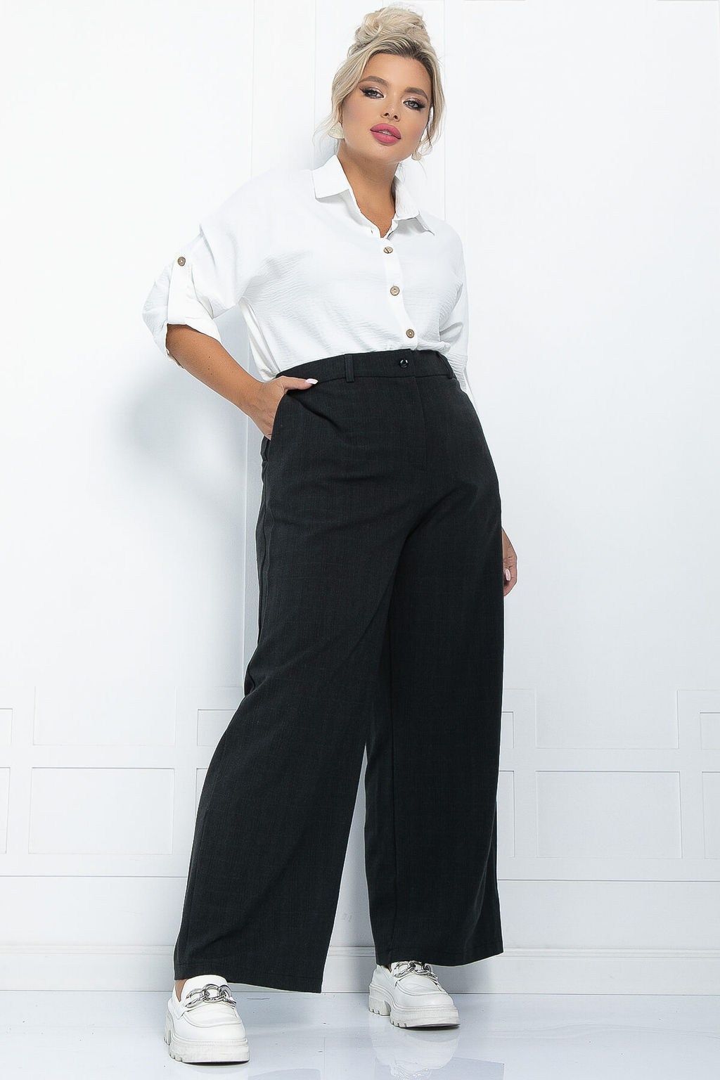 Брюки Искусство (графит) Б11414 - Lt collection фото 8