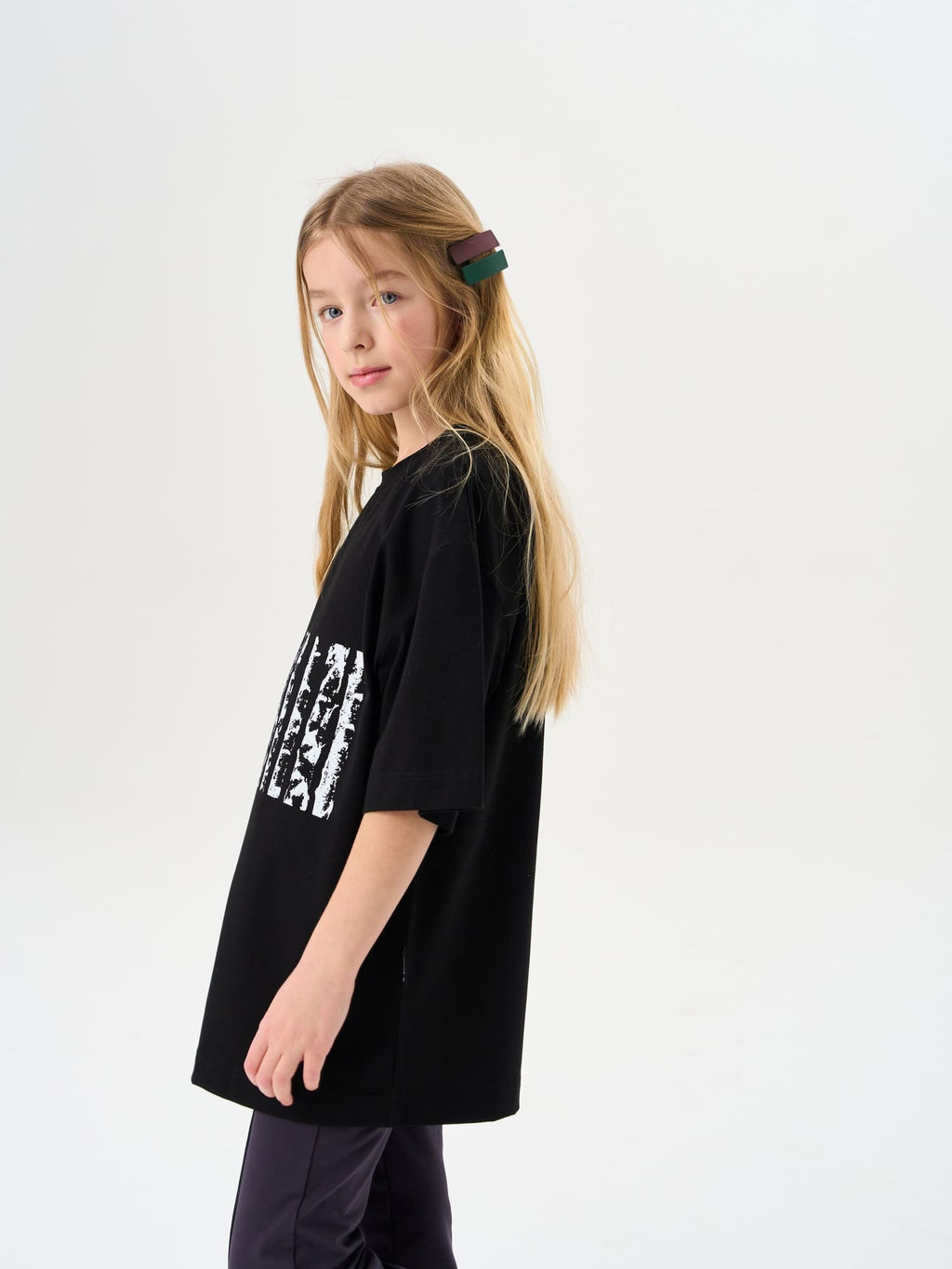 Футболка оверсайз Уголь с принтом 7+ - Bungly фото 5