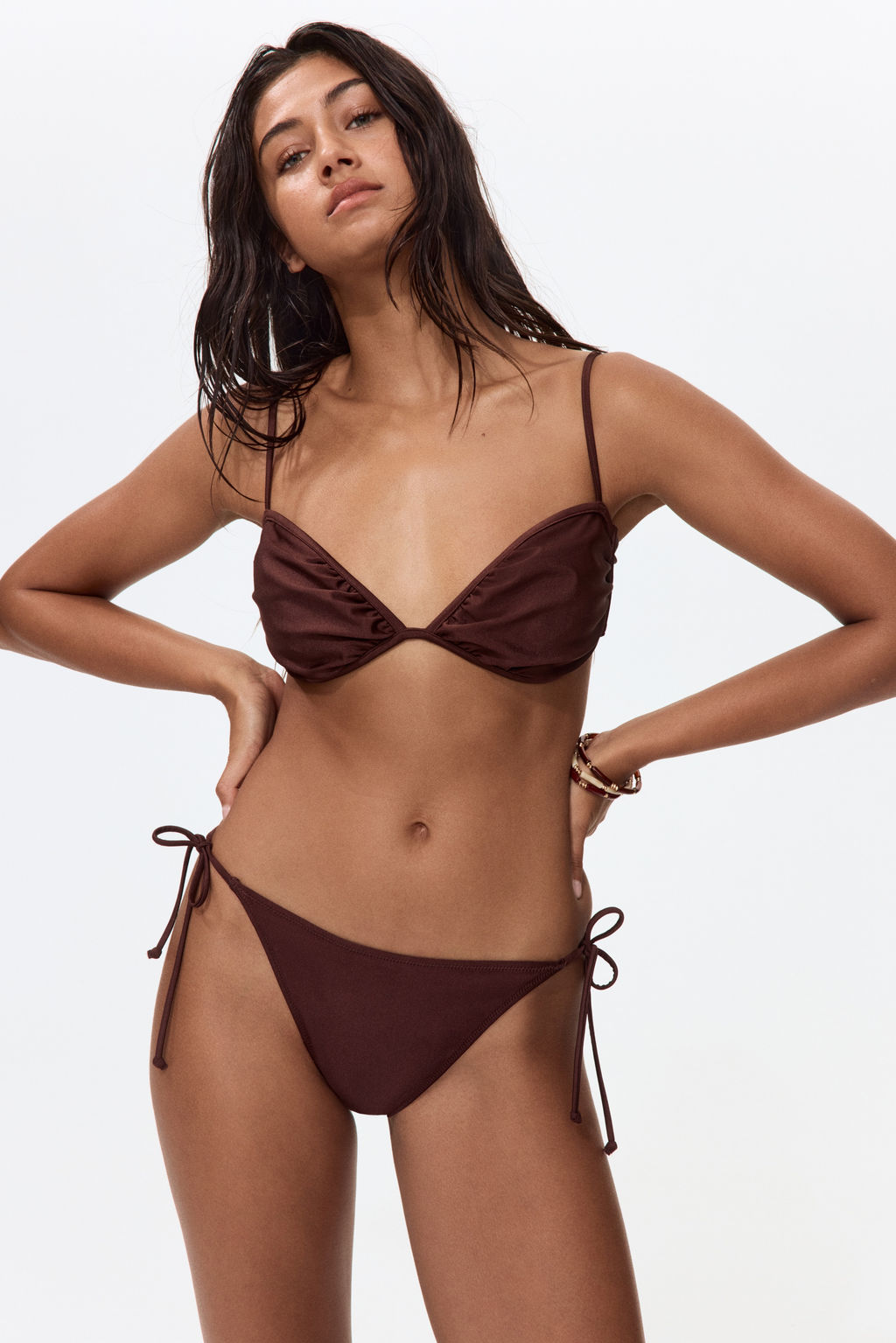 Braga de bikini con tiras de anudar - H&m фото 11
