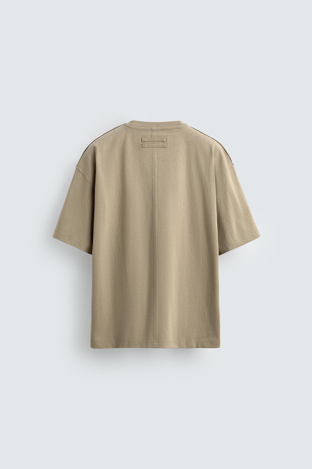HEAVYWEIGHT REVERSE-EFFECT T-SHIRT - Zara фото 8
