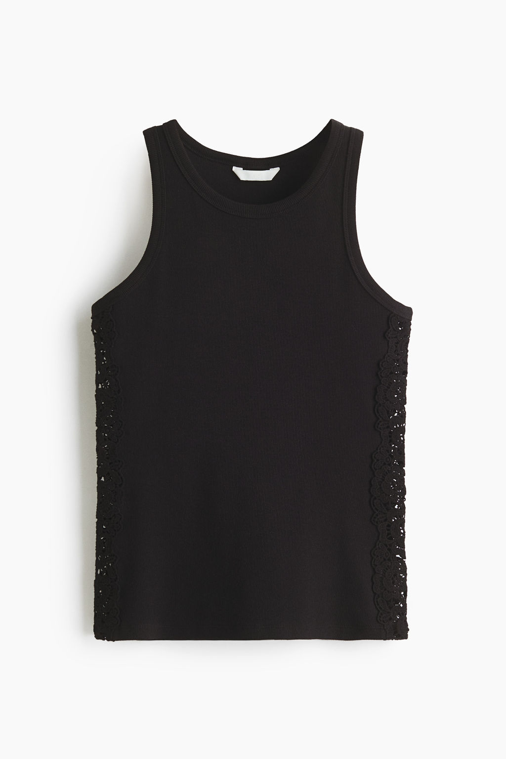 Top de canal? con inserci?n de encaje - H&m фото 3