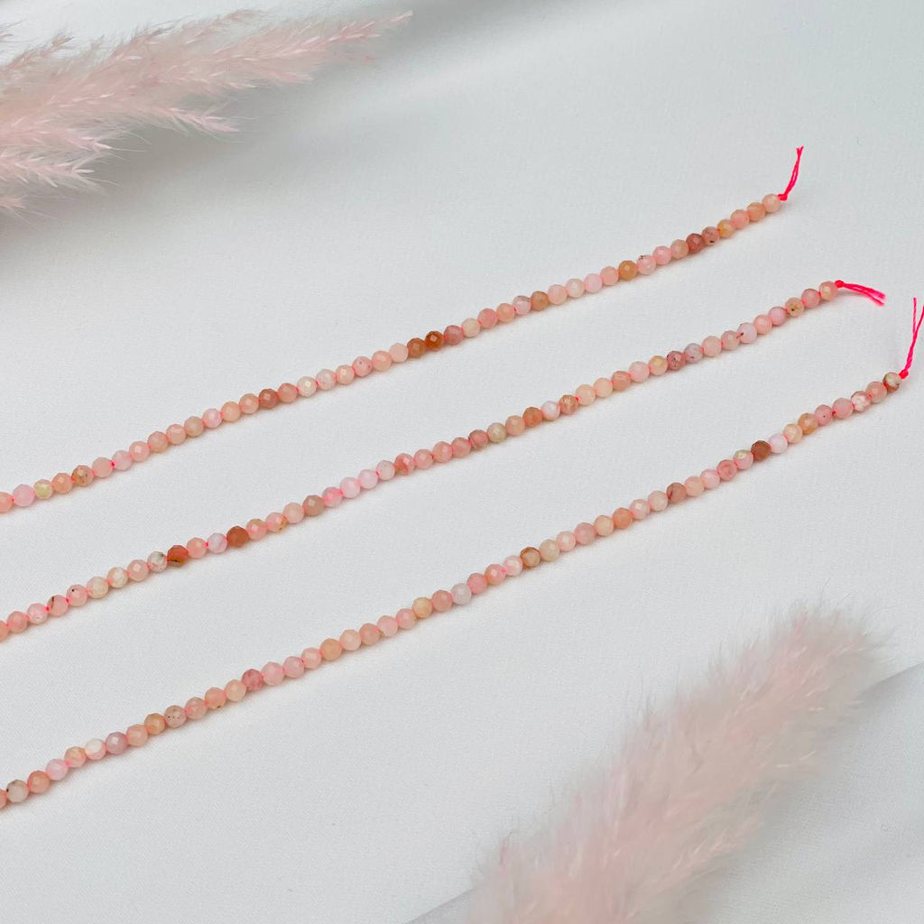Бусины для украшений из розового Опала