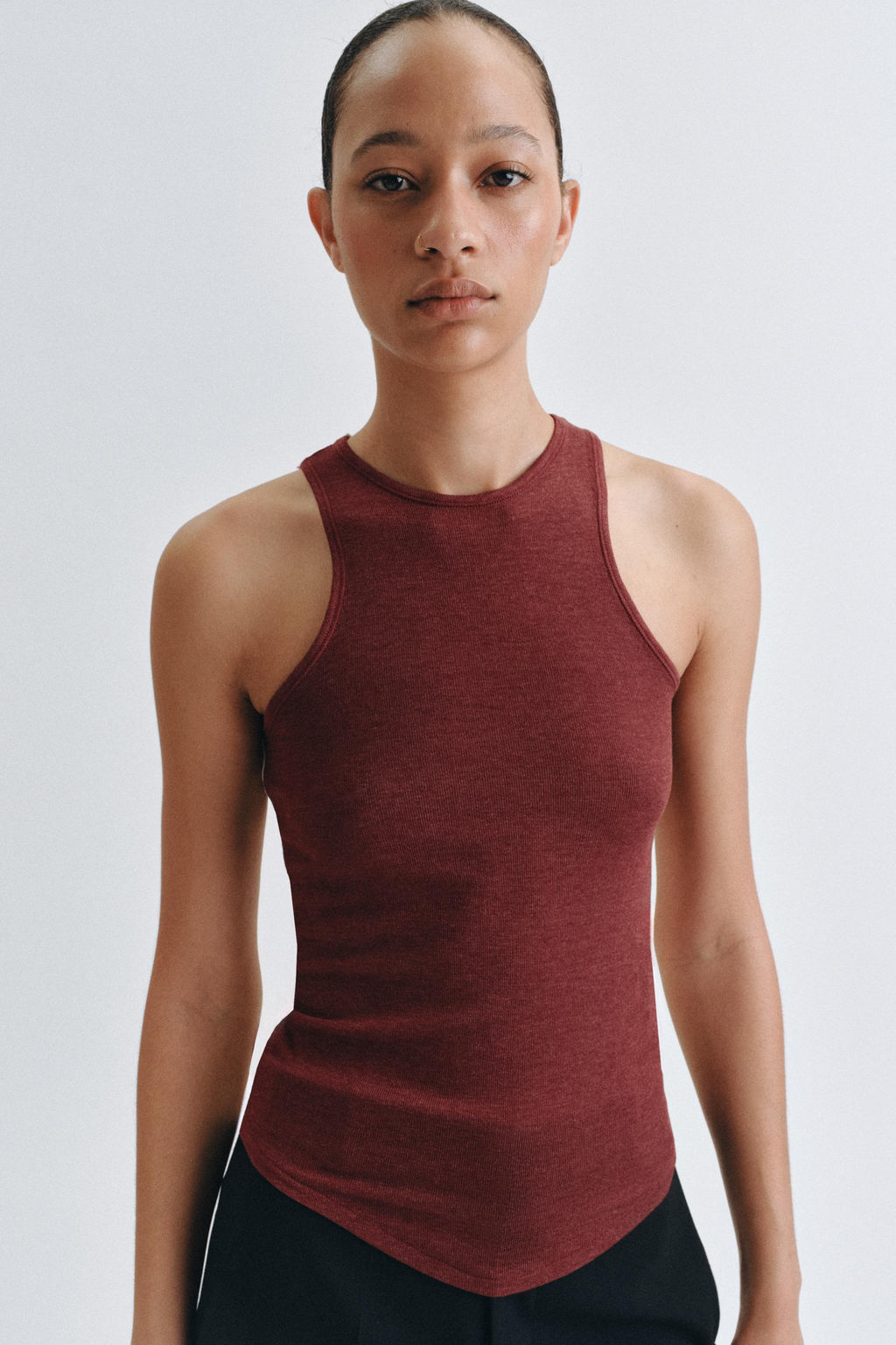 CAMISETA MANGA SISA / blanco-naranja - Zara фото 2