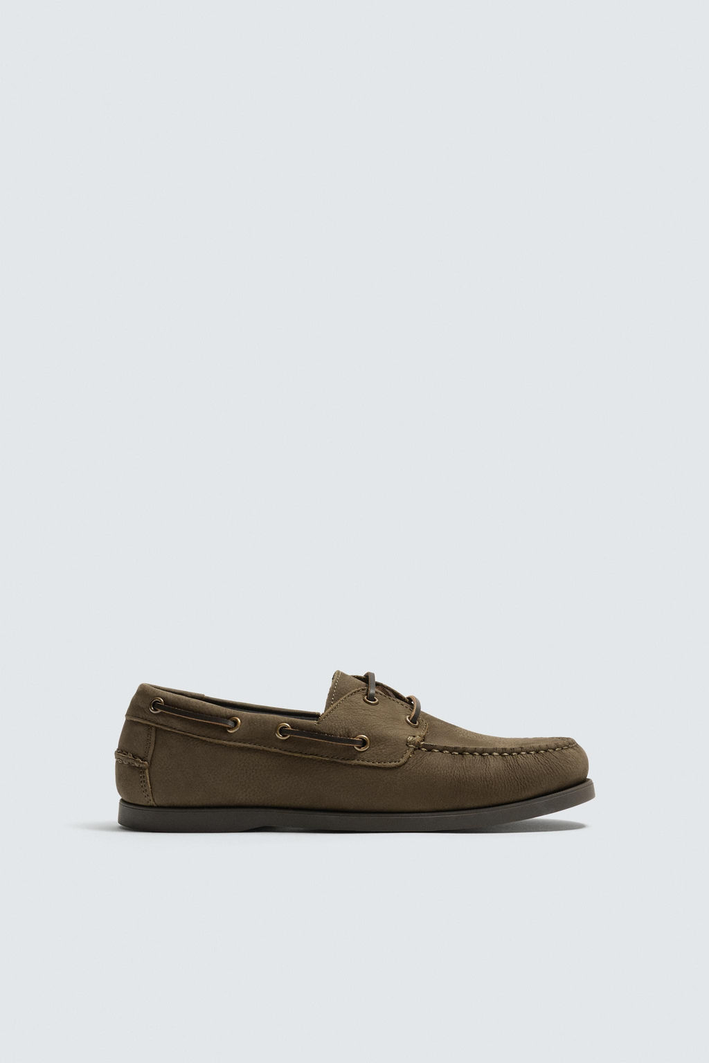 LEATHER DECK SHOES - Zara фото 4