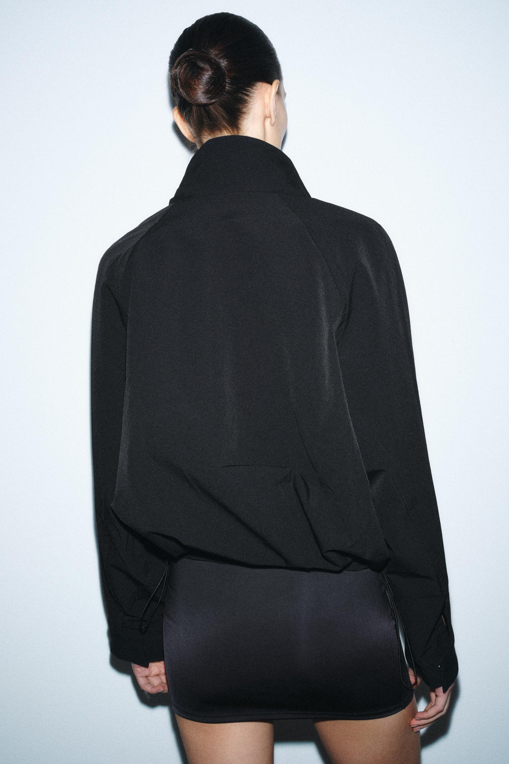 BOMBER OVERSIZE CREMALLERA / Negro - Zara фото 3