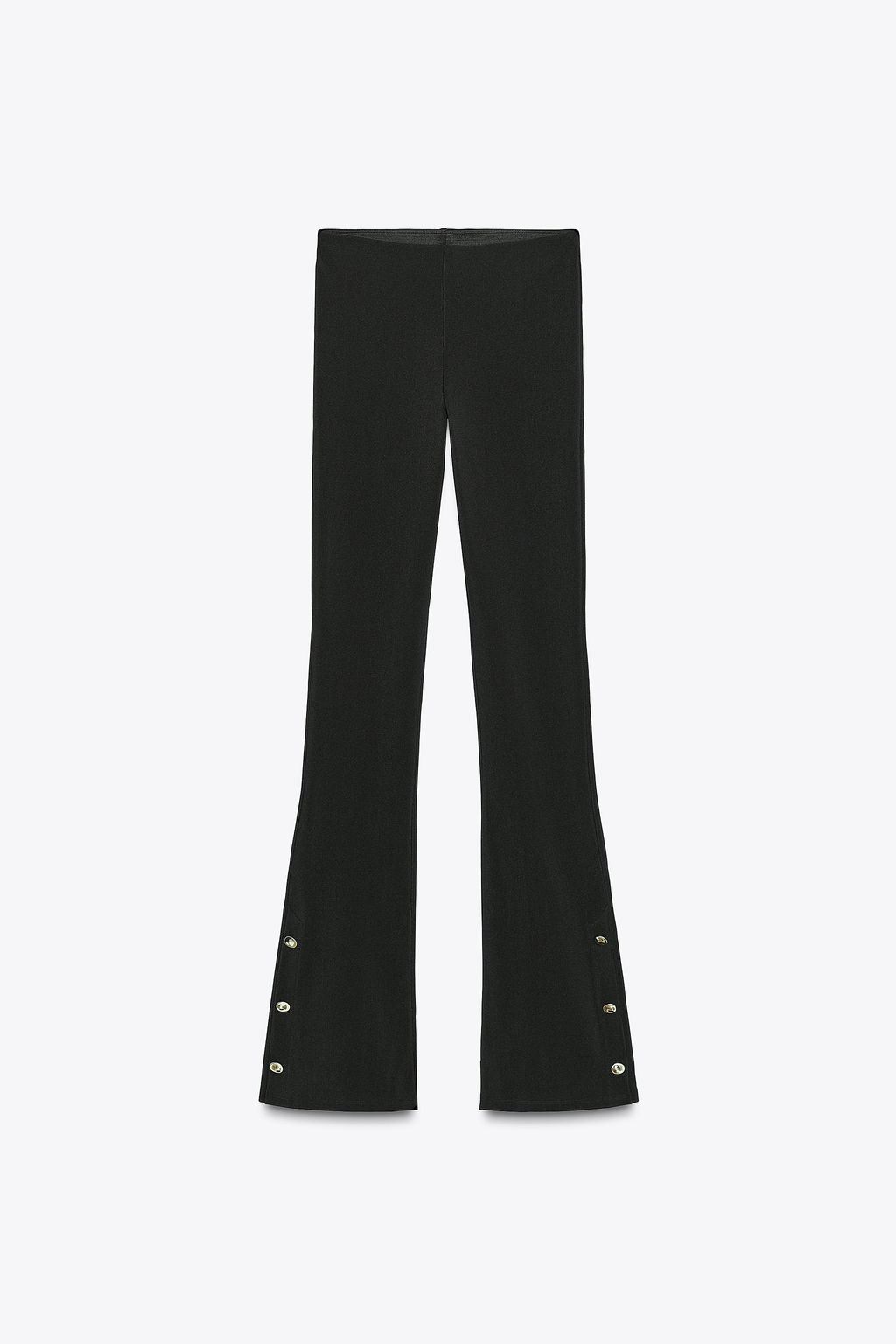 FLARE LEGGINGS WITH BUTTON HEMS - Zara фото 6