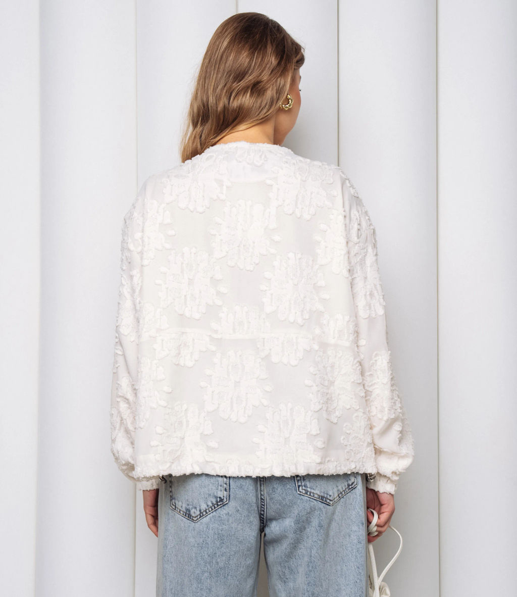 Бомбер #КТ8522 (3), светло-бежевый - Dommod фото 3