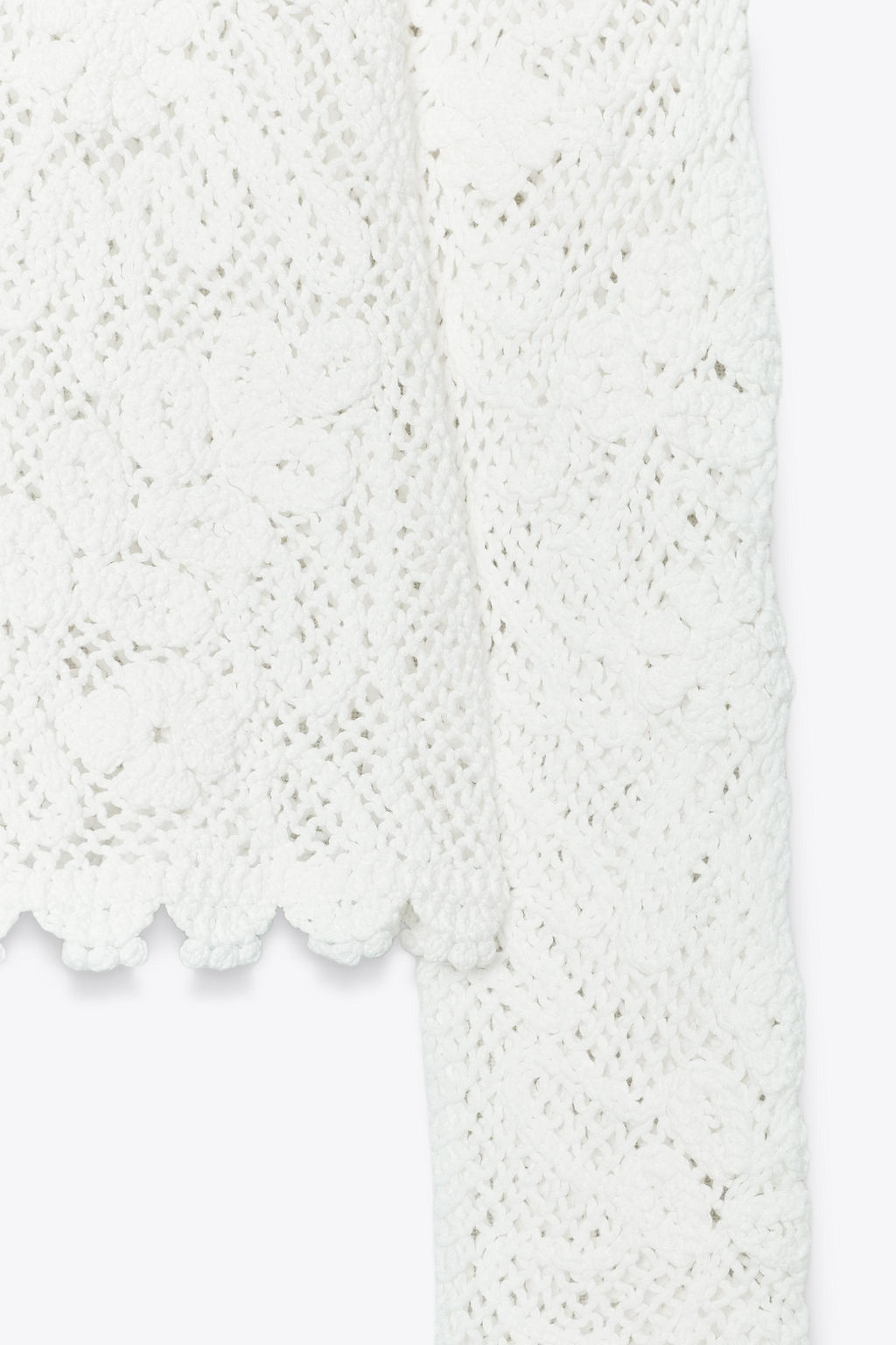 EMBROIDERED LACE TOP - Zara фото 7