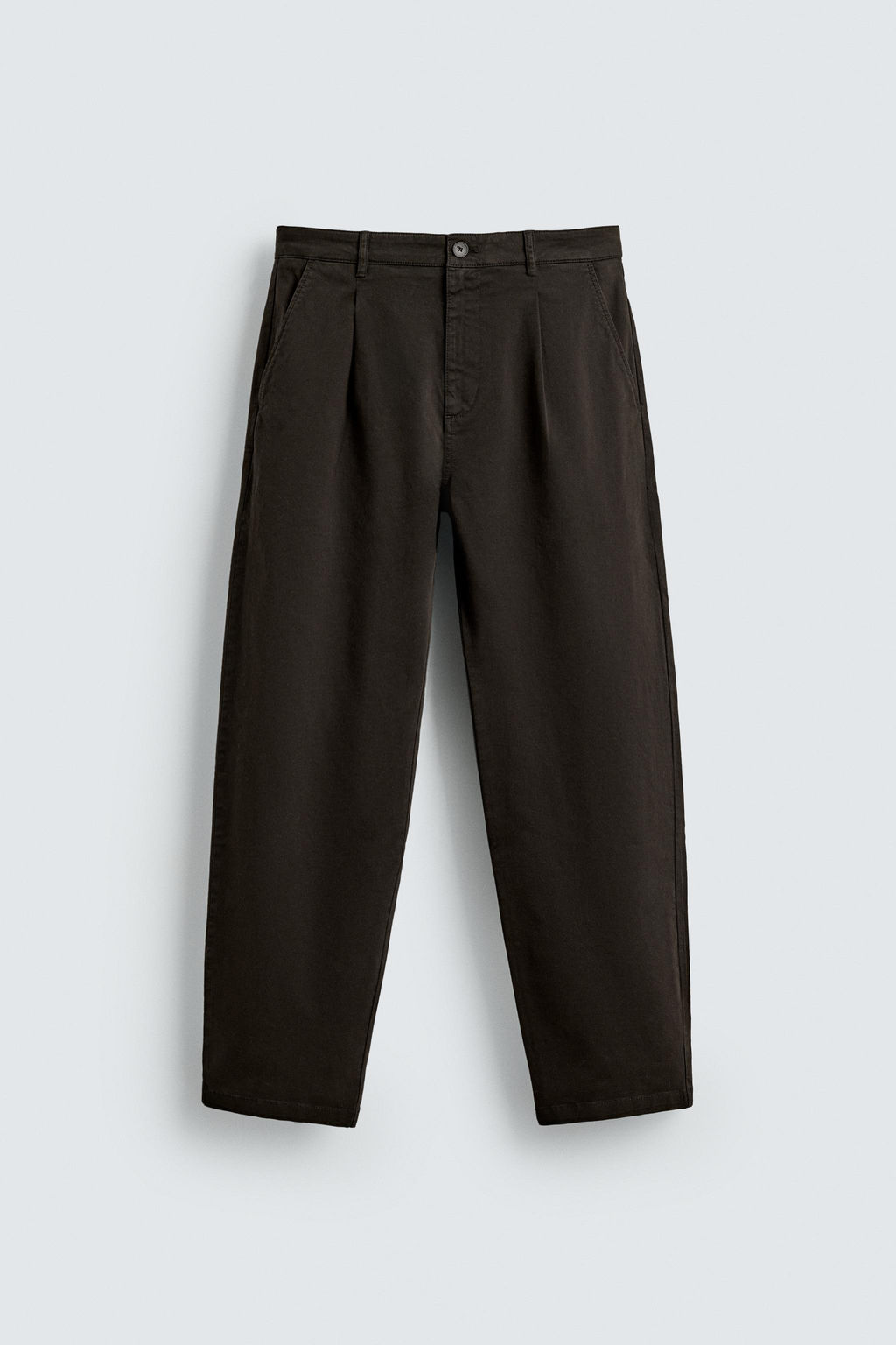 RELAXED FIT PLEATED TROUSERS - Zara фото 15