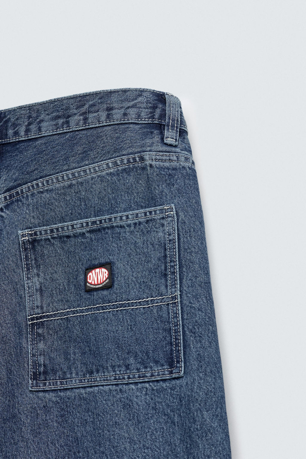 DENIM CHINO TROUSERS - Zara фото 11
