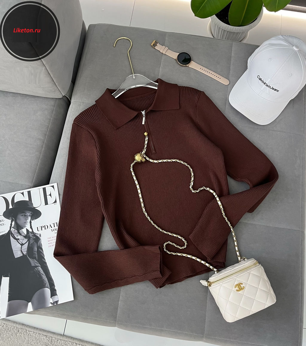 Свитер-поло