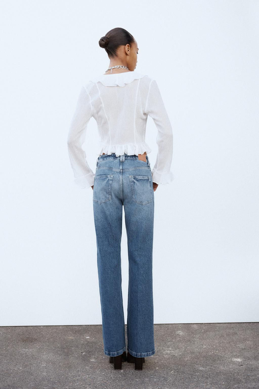 Z1975 HIGH-WAIST BOOT-CUT JEANS - Zara фото 3