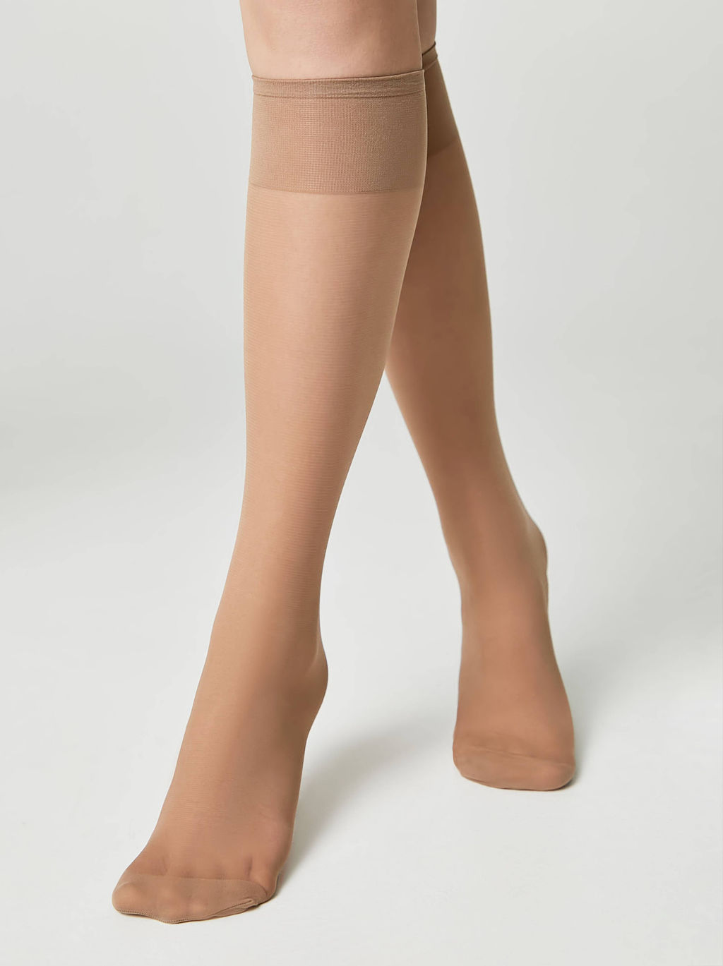 Цена за 2 пары. Носки Удлиненные CONTE TENSION SOFT 20 (1 пара) bronz - Conte elegant фото 8